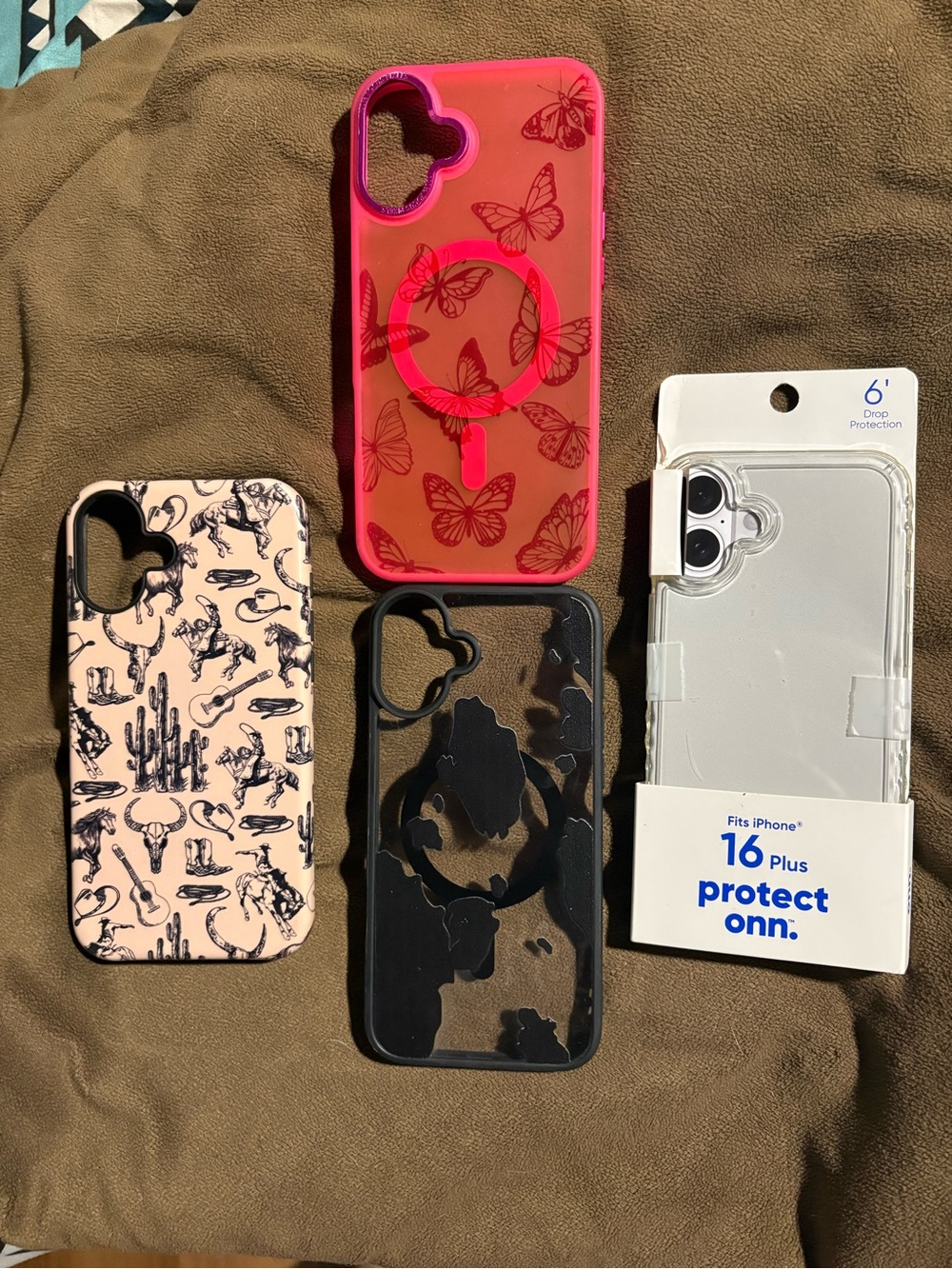 Assorted iPhone 16 Plus Cases - 4 total